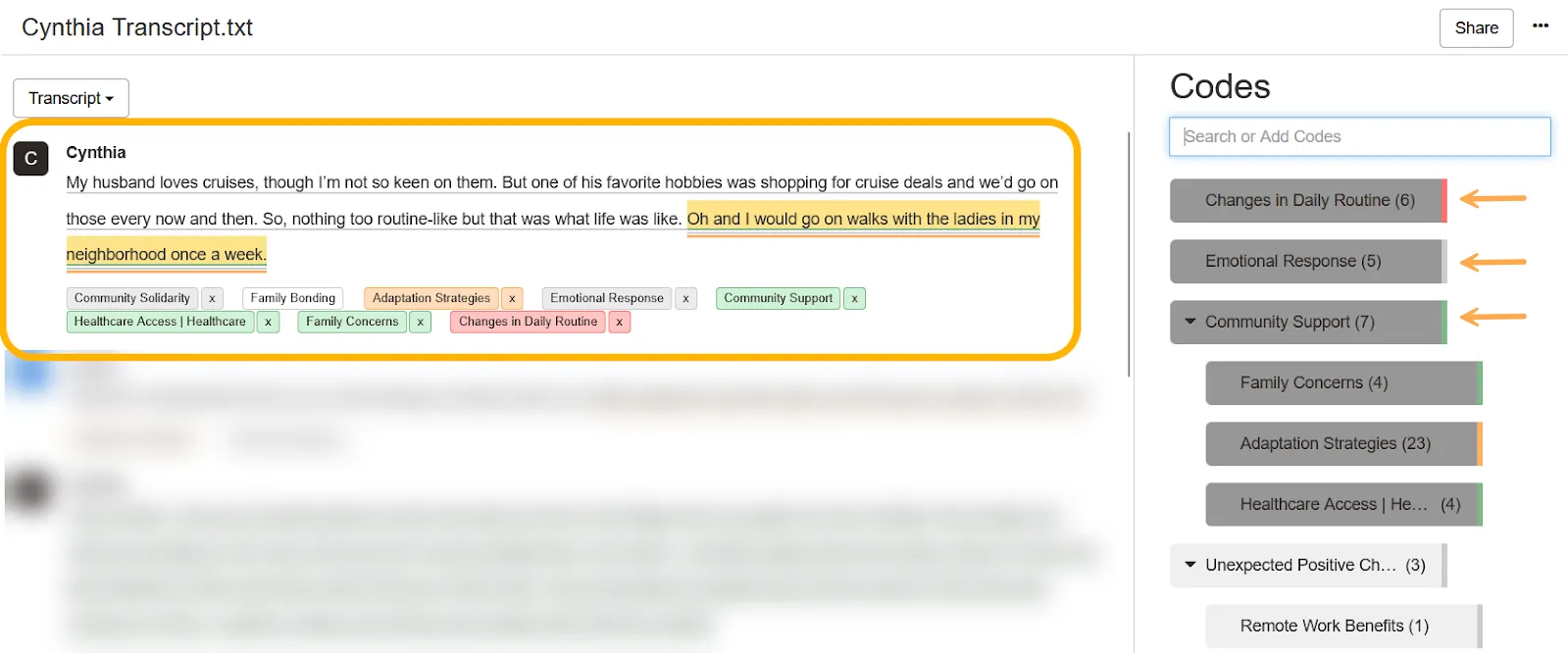 Delve color-coded underlines visually organize your code