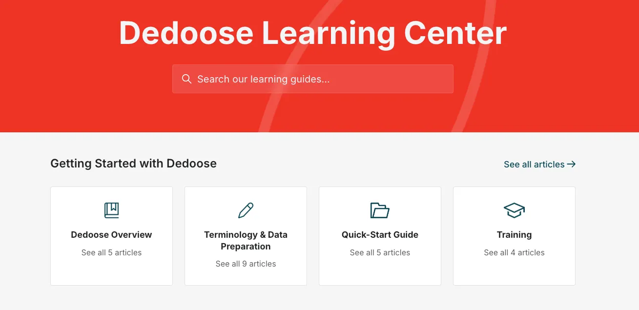 Dedoose interface