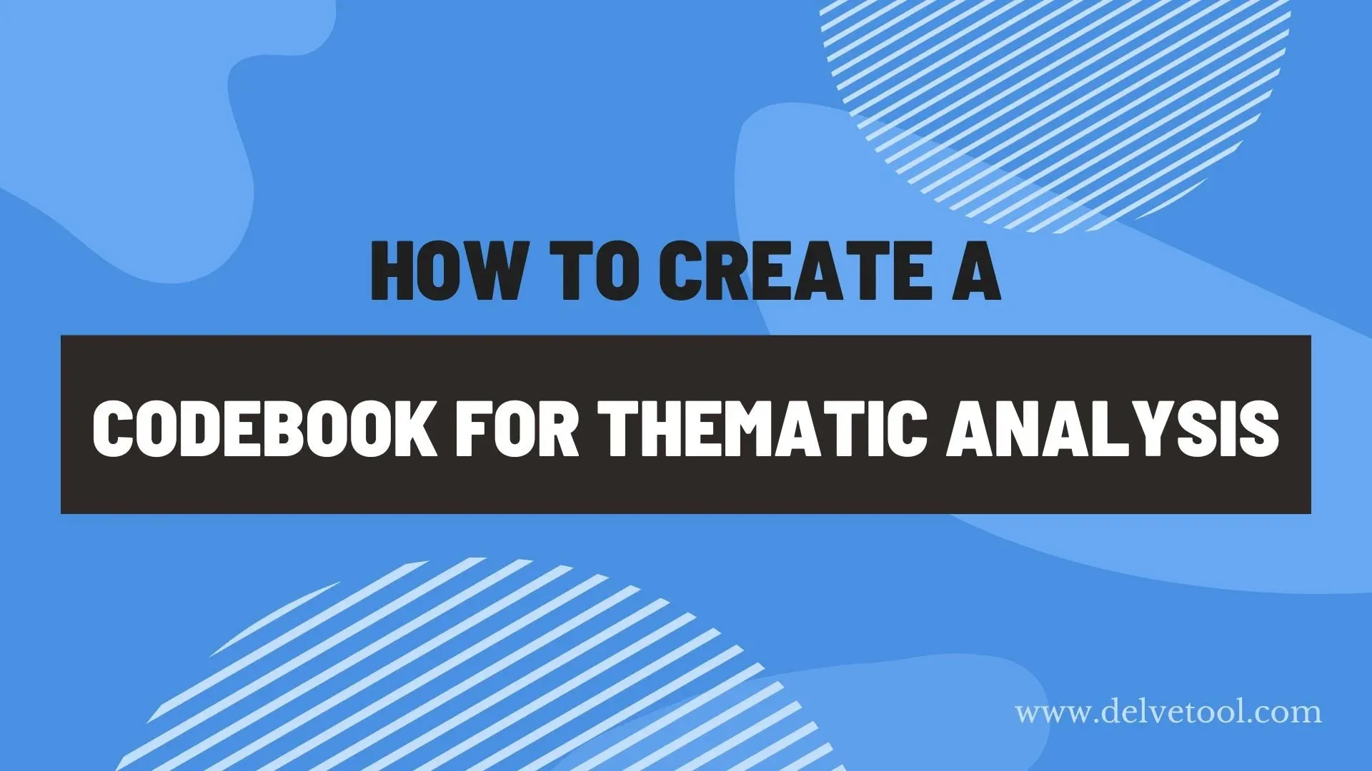Illustration for creating a codebook for thematic analysis with Delve