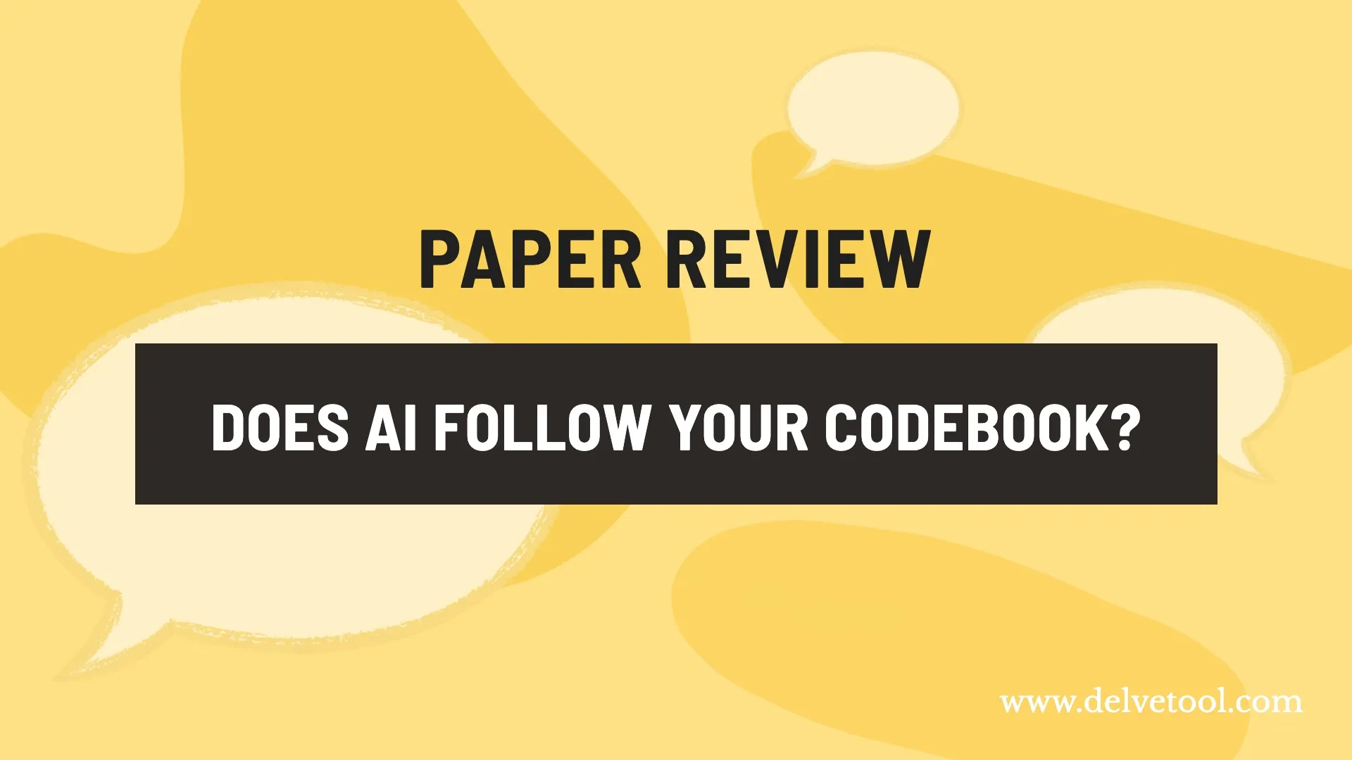 Paper review: does AI follow your codebook?
