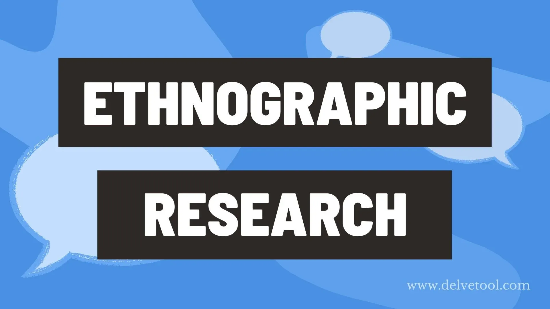 Ethnographic research illustration