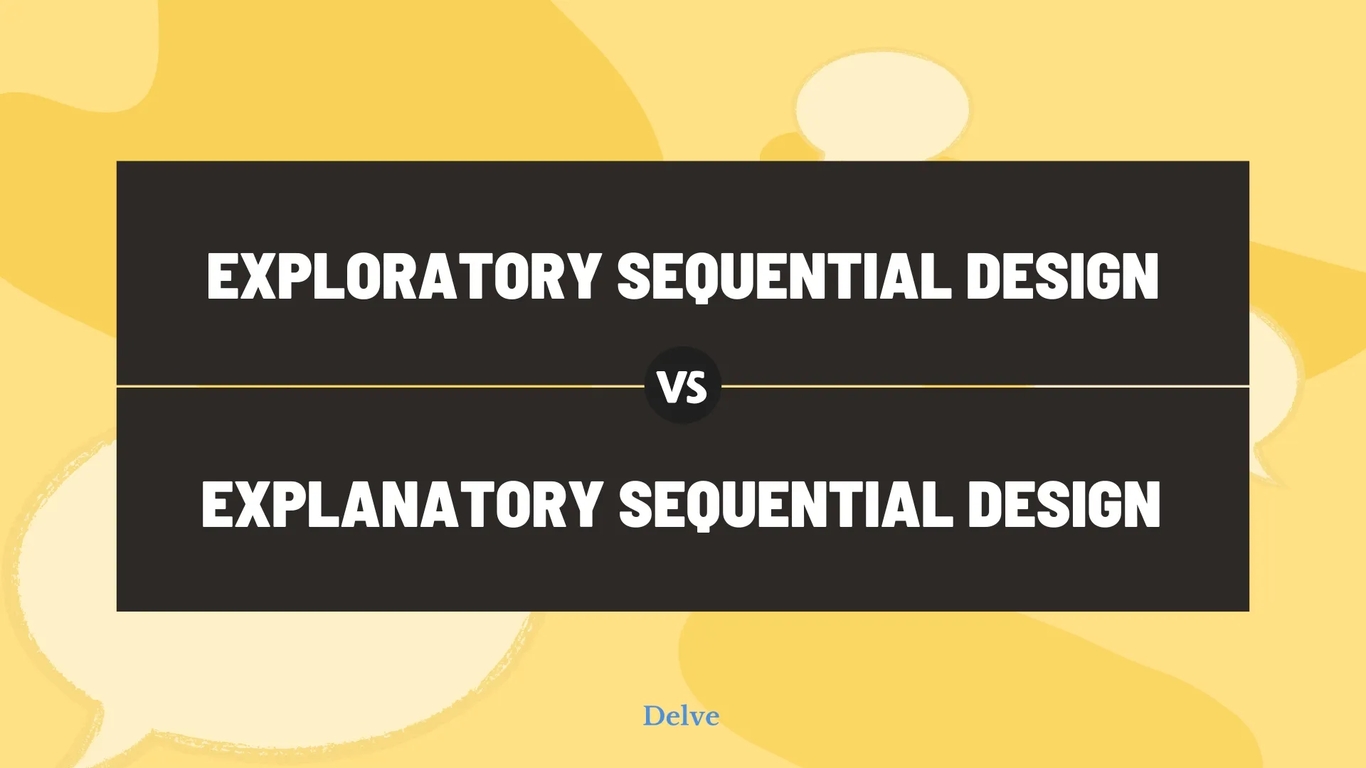 Exploratory sequential design versus explanatory sequential design research