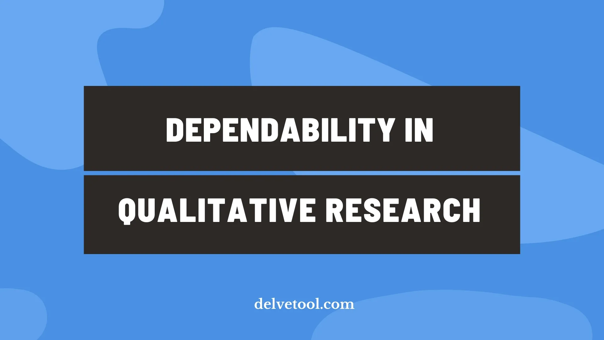 What is dependability in qualitative research?
