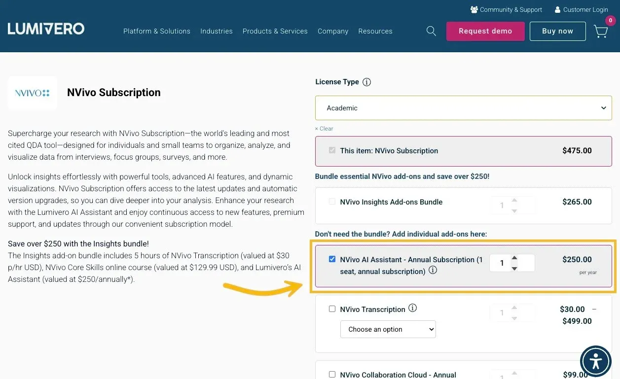 Delve AI assistant for qualitative research