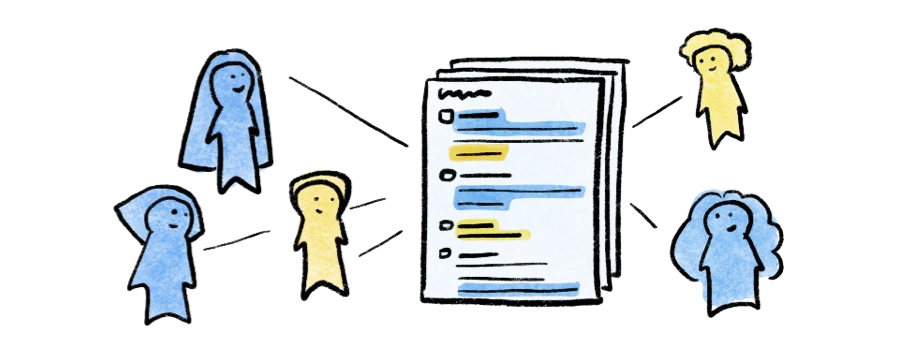 Managing team members in an online portal