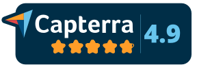 Capterra rating 4.9 out of 5